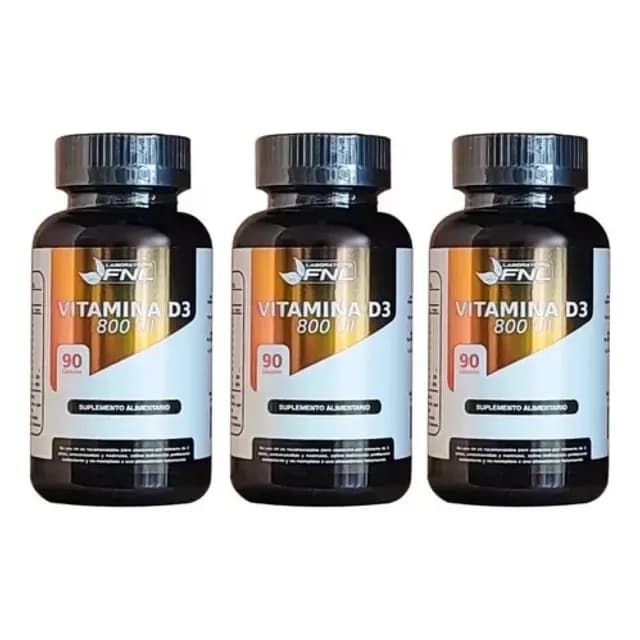 Vitamina D3 Fnl 270 Capsulas 3x90 Caps 800 Ui