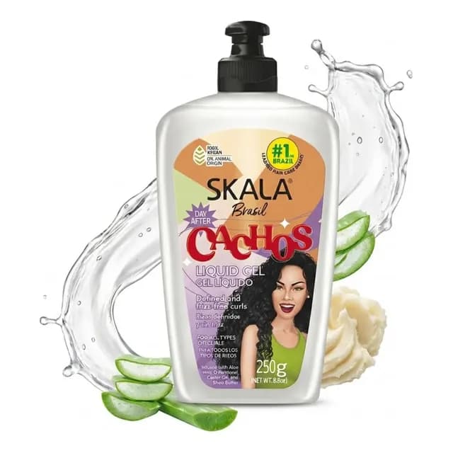 Gel Liquido Para Rulos Perfectos Mais Cachos 250g Skala
