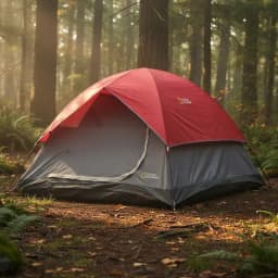 Carpa National Geographic Para 3 Personas Newport Roja Color Rojo