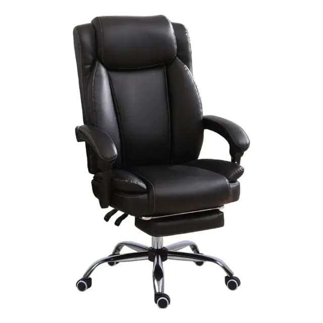 Silla Pc De Cuero Boss Para Oficina (estilo Osaka)