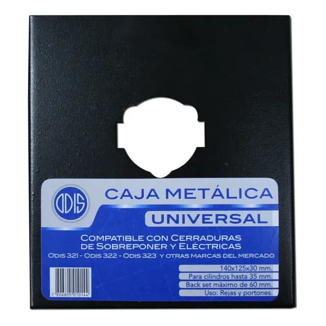 Caja Metalica Para Soldar Universal - Complemento Cerradura