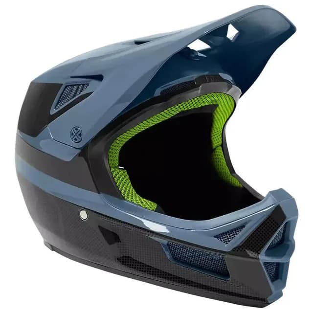 Casco Bicicleta Rampage Comp Azul Fox Talla XL