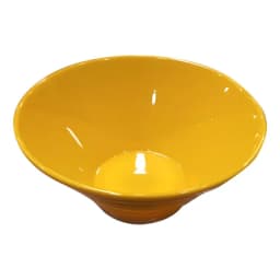 Set De 6 Bowls Redondo Melamina 20 Cm. Amarillo