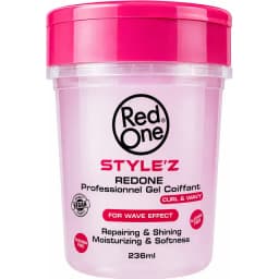 Gel Red One Para Rizos Y Ondulado Pink 236ml