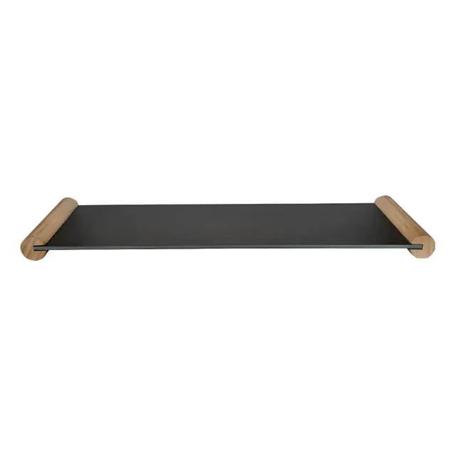 Tabla Piedra Pizarra 48x17 Cm Wayu Color Negro