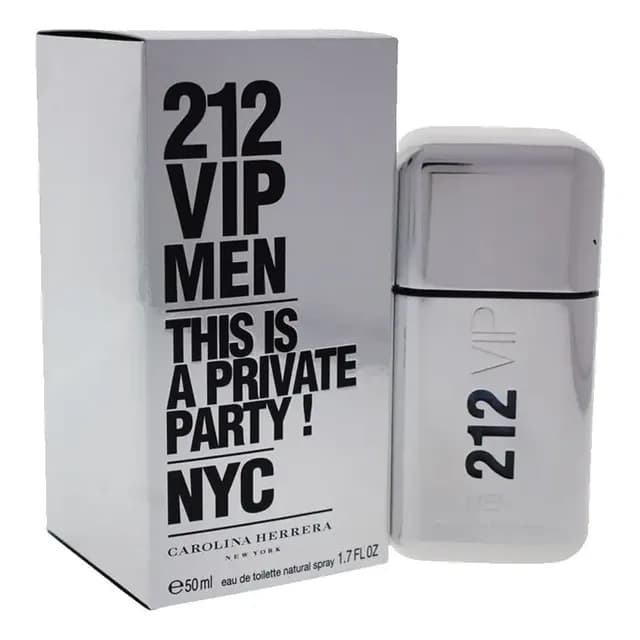 Perfume Carolina Herrera 212 Vip Edt 50ml Para Hombre