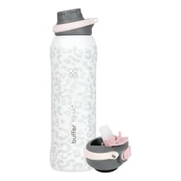 Termo Agua Botella Termica Buffer Acero Inoxidable 1L +Tapas Ice Leopard