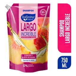 Ballerina Shampoo Largo Increible Dp 750 Ml