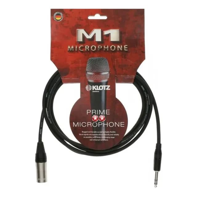 Cable Xlr Macho-jack Stereo Klotz M1ms1k0200