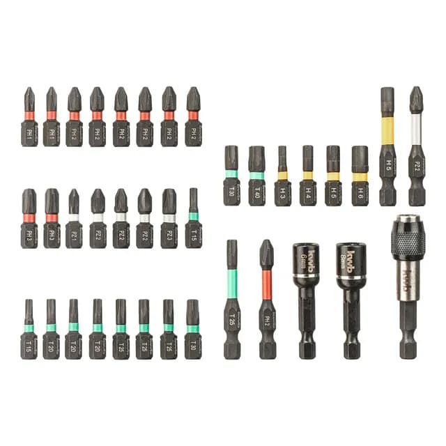 Set 37 Puntas Impact Combinadas Kwb