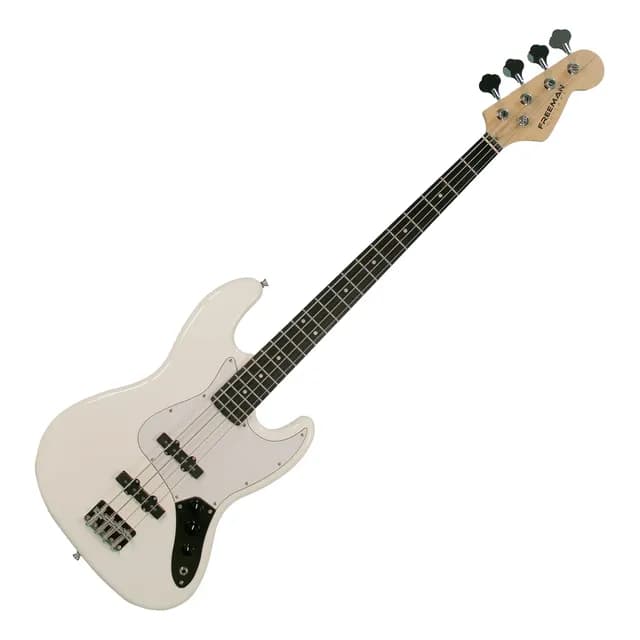 Bajo Electrico Jazz Bass Freeman E81 Blanco