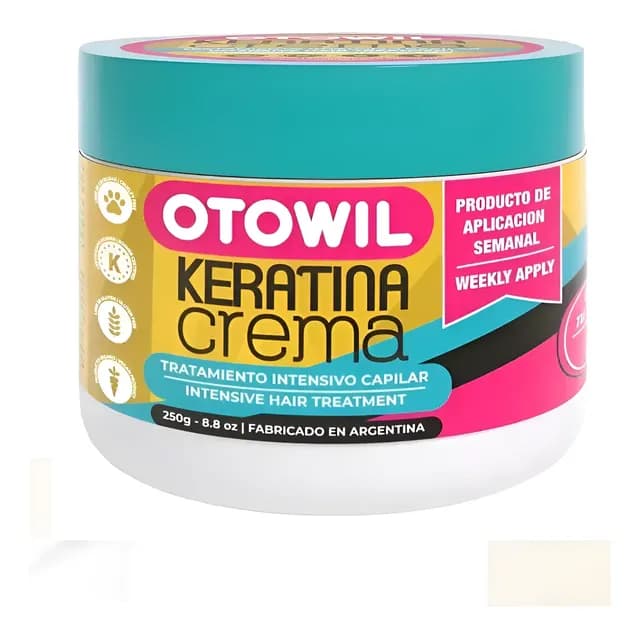 Keratina En Crema Mascara Antifrizz Nutritiva Otowil 250g