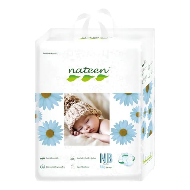 Panales Ecologicos Premium Rn 80 Unidades Nateen