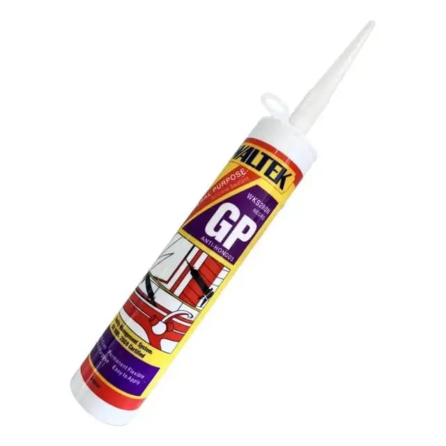 Silicona Tubo Uso General 280ml Negro Waltek