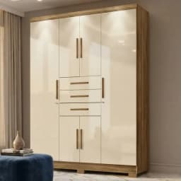 Closet Vekka Taurus 6 Puertas 3 Cajones