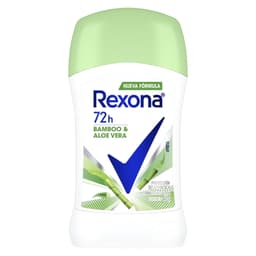 Desodorante Barra Antitranspirante Rexona Bamboo & Aloe Vera Mujer, 45 g