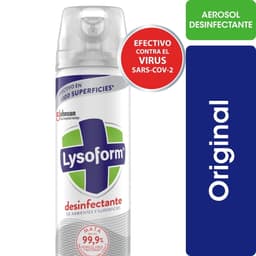 Desinfectante Ambientes Aerosol y Superficies Original Lata, 360 ml