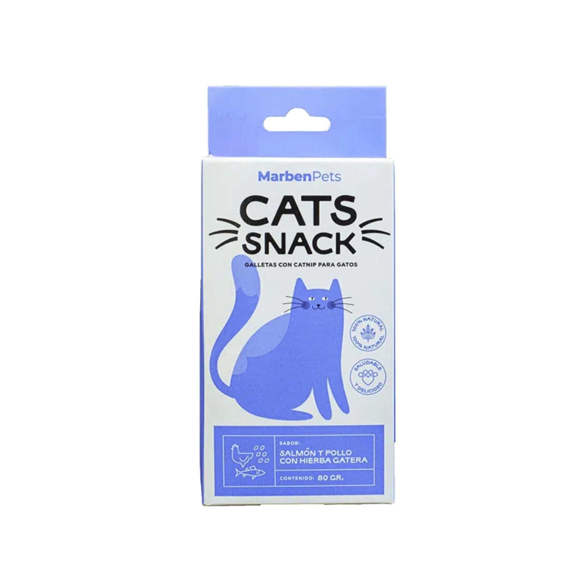 Galleta Gato con Catnip Salmon y Pollo con Hierba Gatera Caja, g