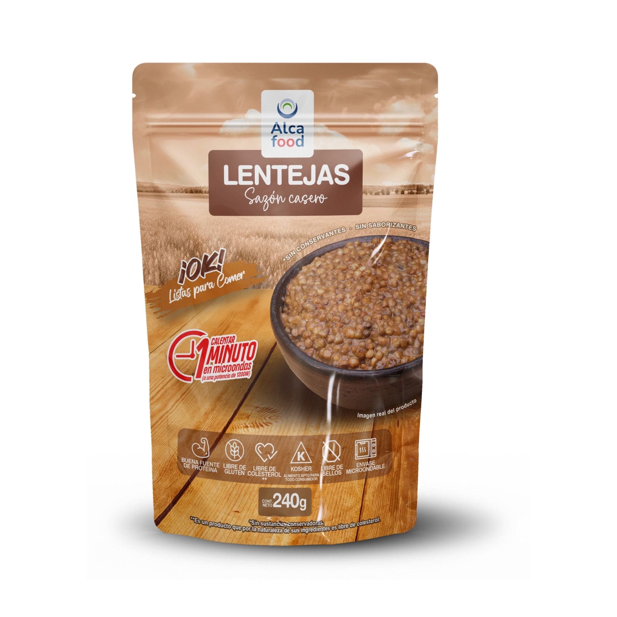 Lentejas Sazon Casero Listas Para Servir Doypack, 240 g