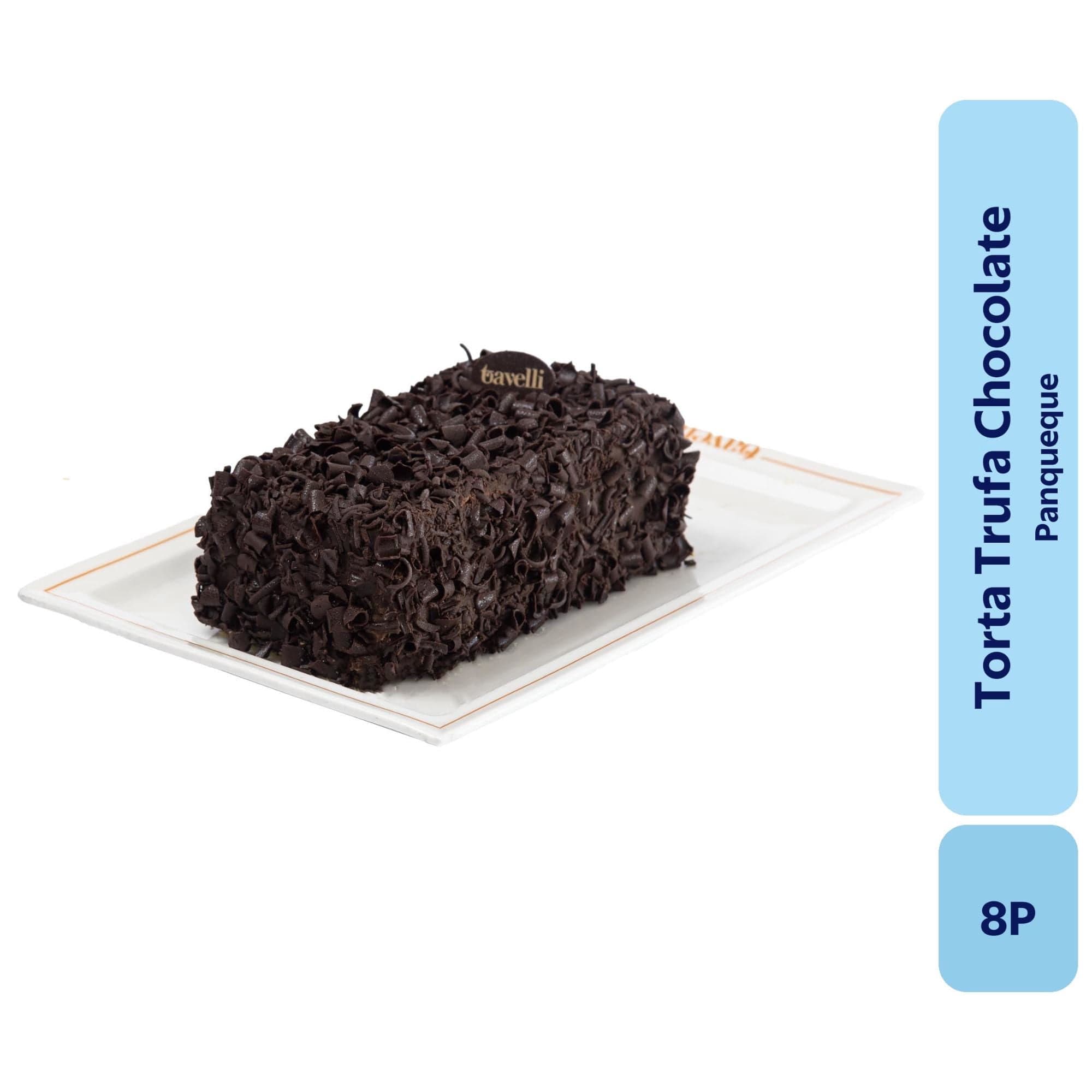Torta Panqueque Trufa Chocolate 8P, 1 Un
