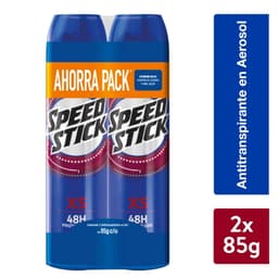 Desodorante Spray Speed Stick X5 Proteccion Extra Hombre, 91 g 2 Un