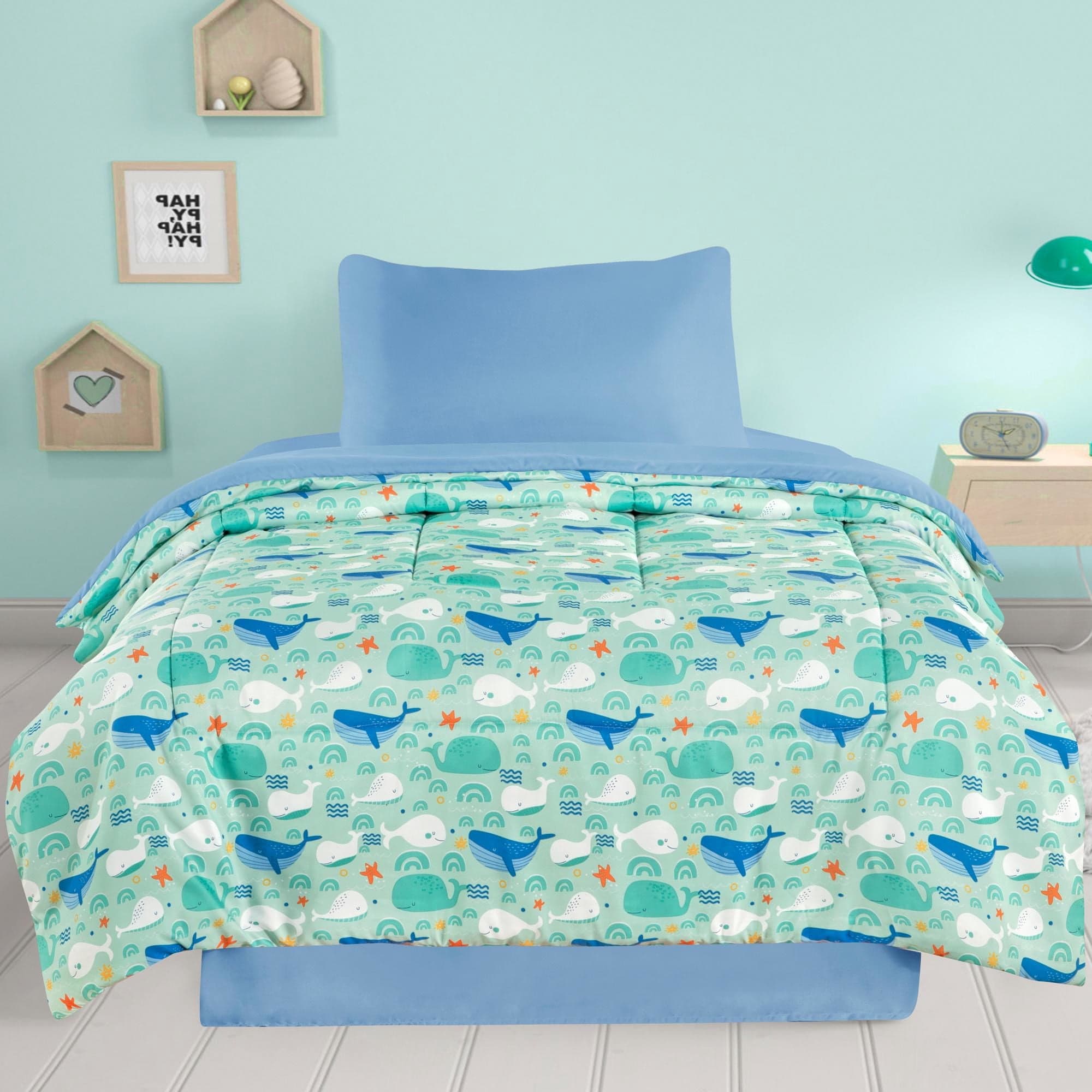 Set de Cama Estampado 1.5 Plazas