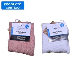 Toalla turbante 25x61cm Algodon, producto surtido 1 un