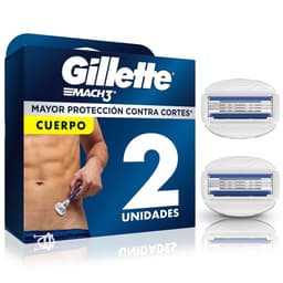 Repuesto Para Maquina De Afeitar Mach3 Cuerpo, 2 Un