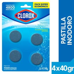 Pastilla de Inodoro Azul Activo Doypack, 4 un