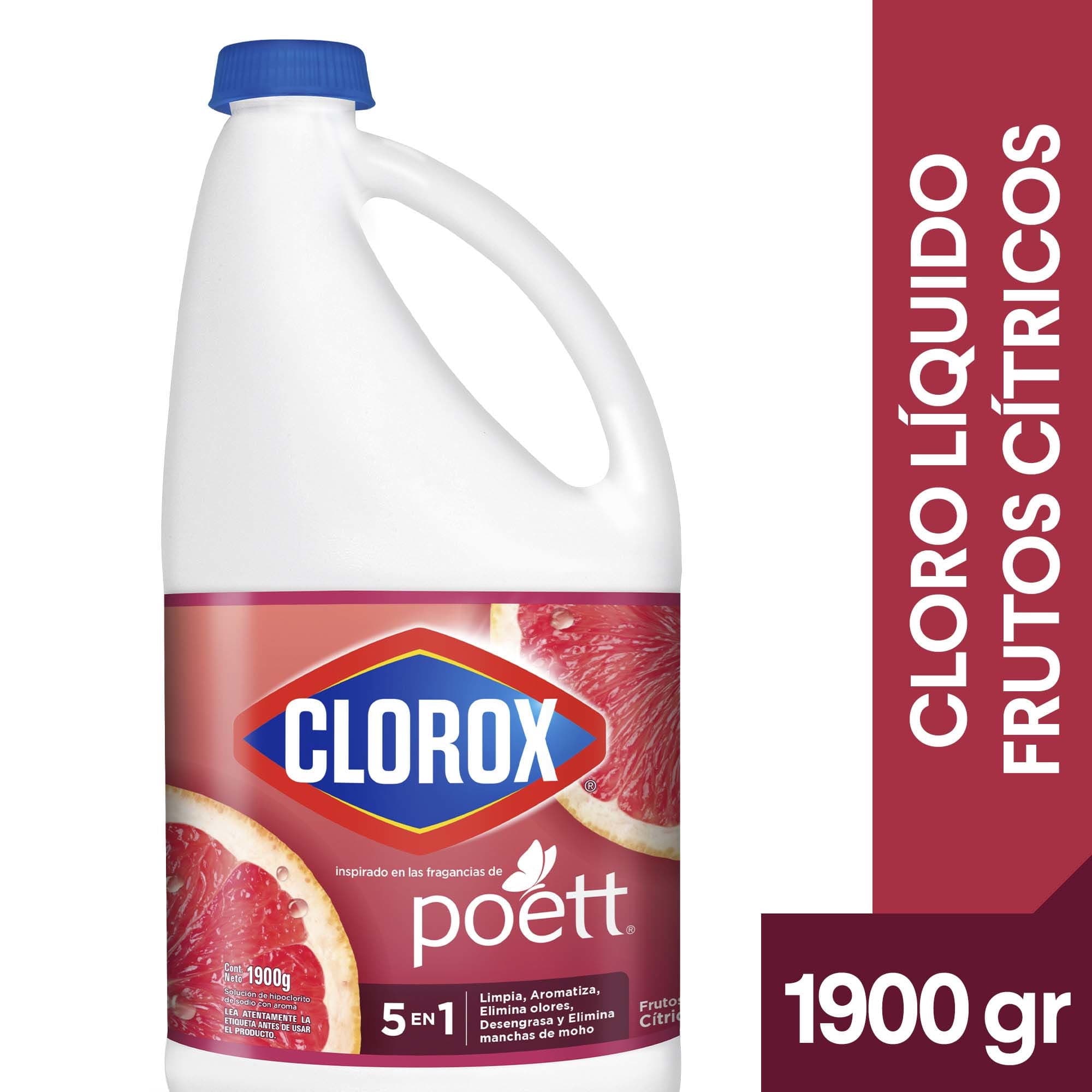 Cloro Liquido Con Fragancias Citric Botella, 1900 ml