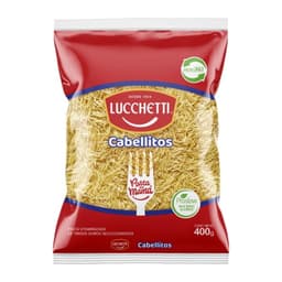 Fideo Pasta Cabellitos Bolsa, 400 g