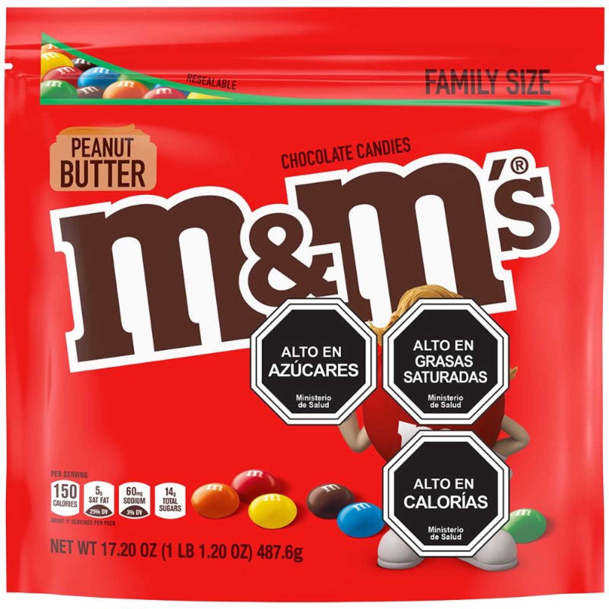 Chocolate con Leche y Mantequilla de Mani, 487 g