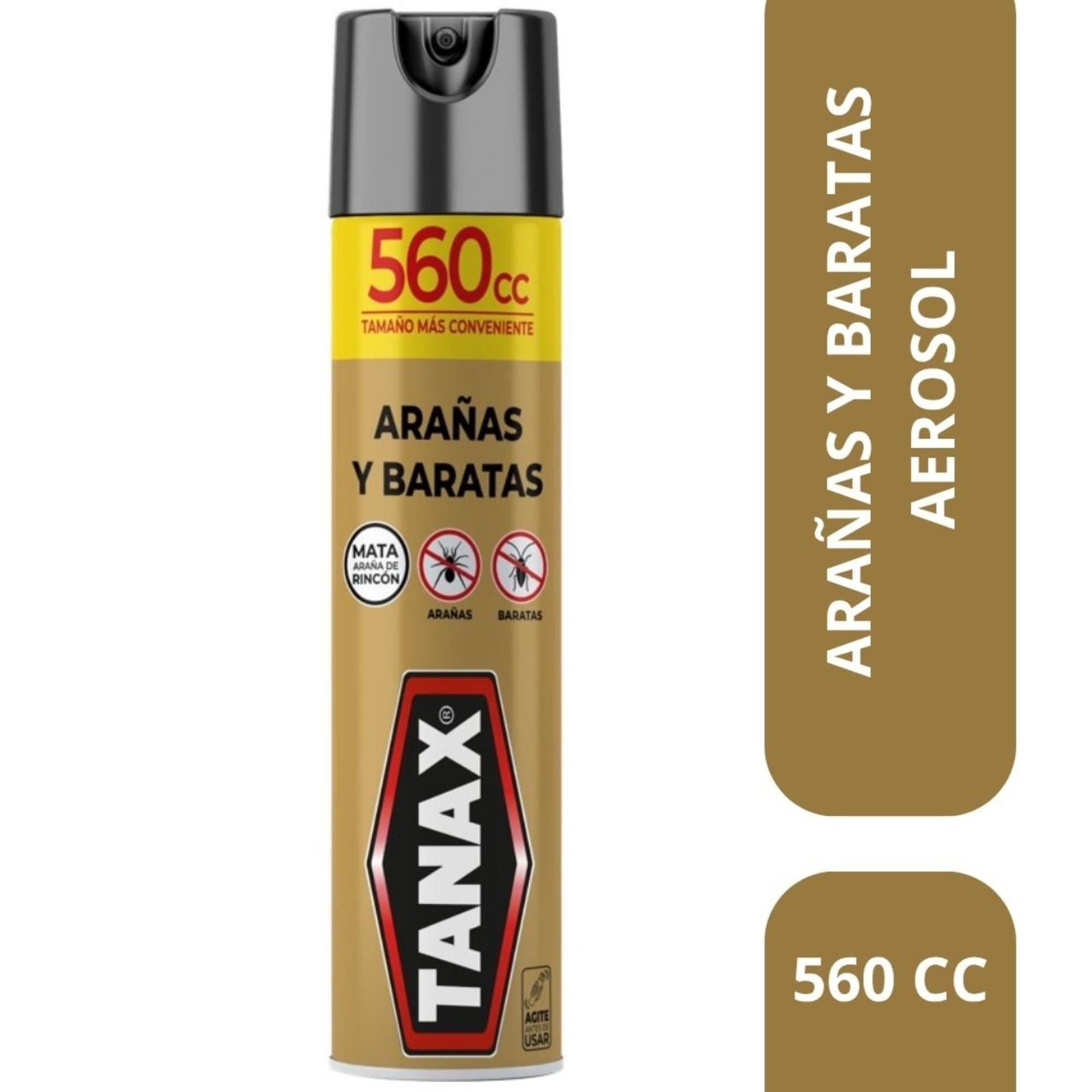 Insecticida Aerosol Mata Aranas y Baratas, 560 ml