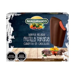 Helado Individual Frutilla Naranja con Chocolate, 448 g