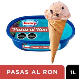 Helado Pasas al Ron Cassata, 1 L