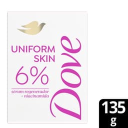 Jabon en Barra Dove Tono Uniforme, 135 g