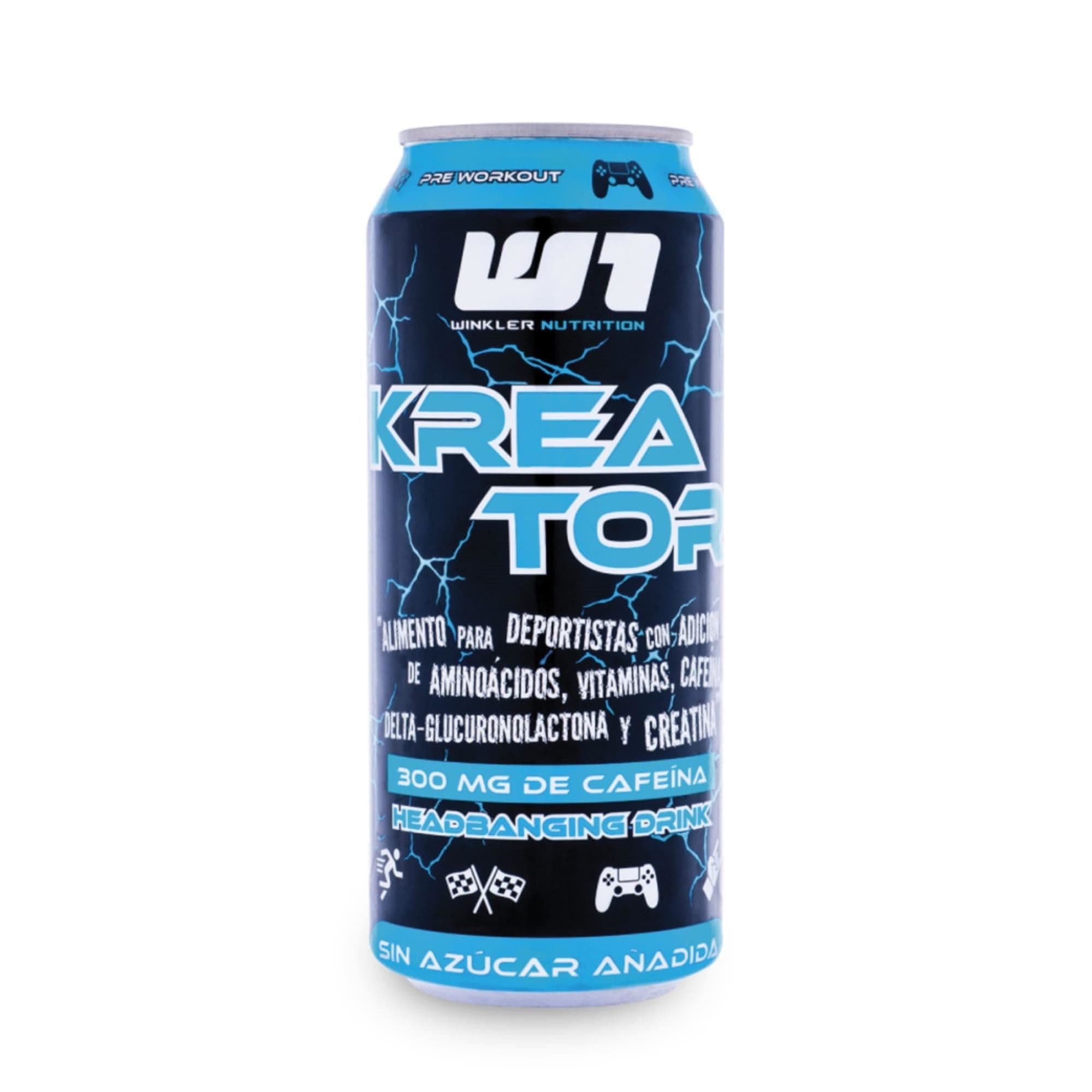 Bebida Energetica Lata Kreator Blue Aggression, 473 ml