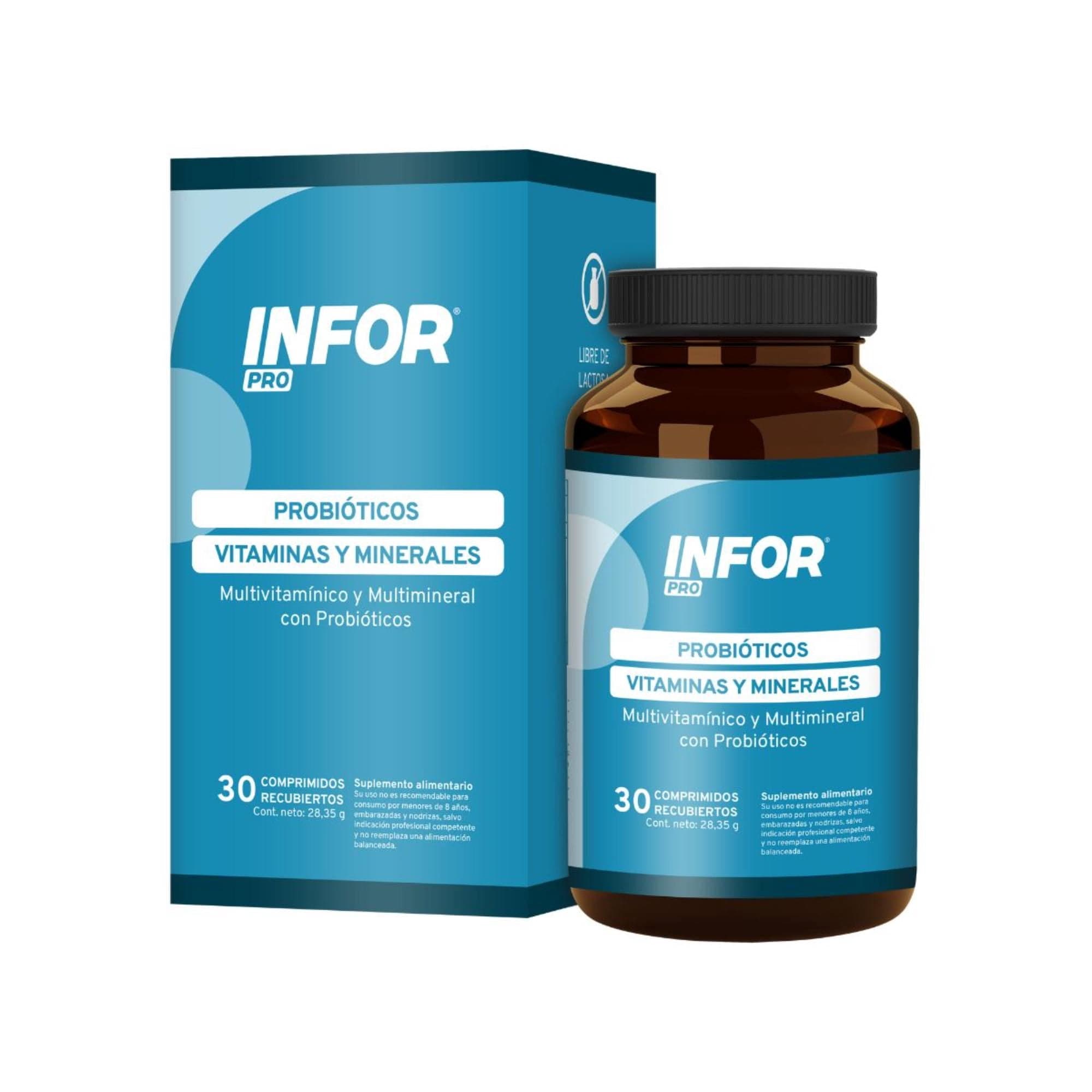 Suplemento Alimentario Multivitaminico y Multimineral con Probioticos
