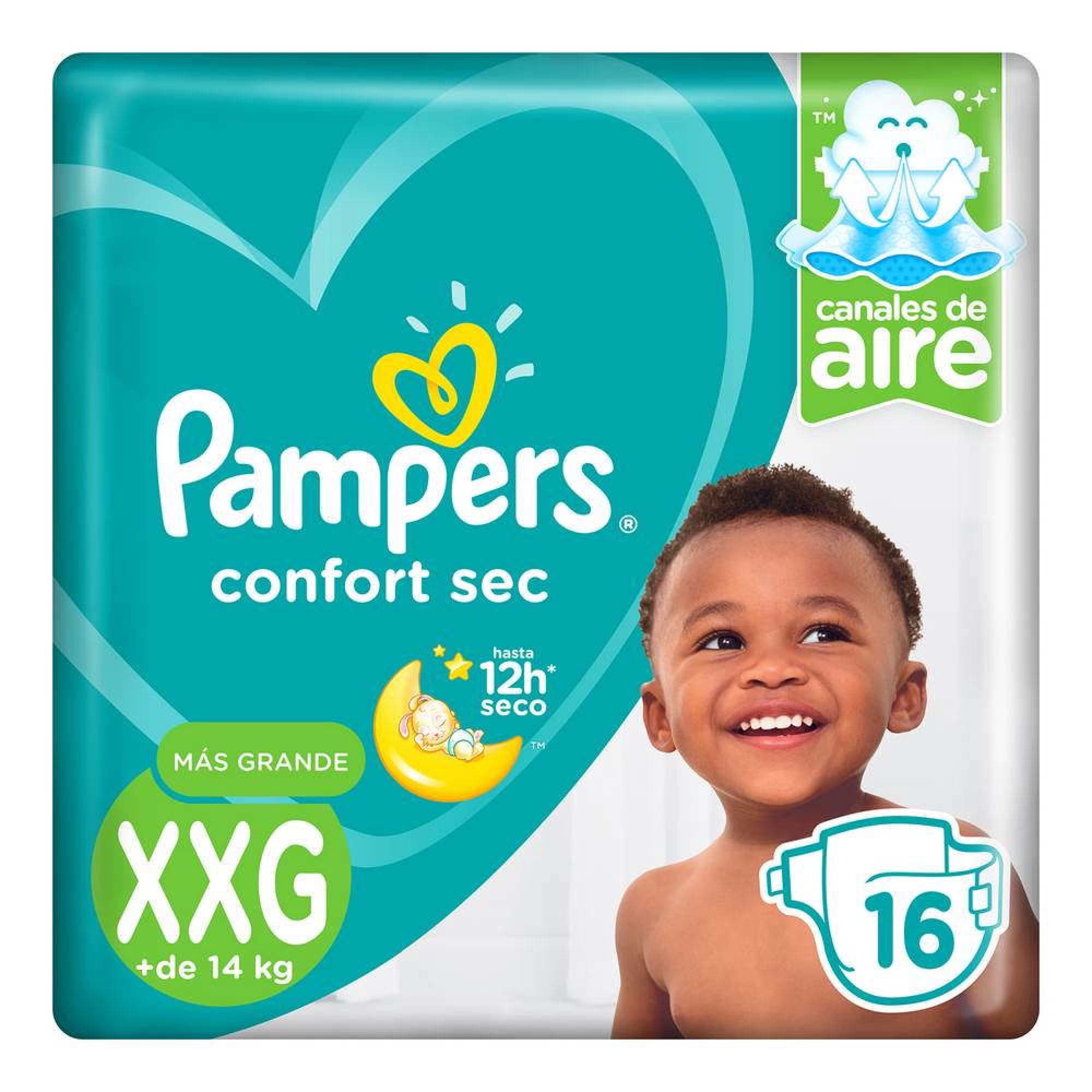 Panal Confort Sec Xxg 16Un Pampers