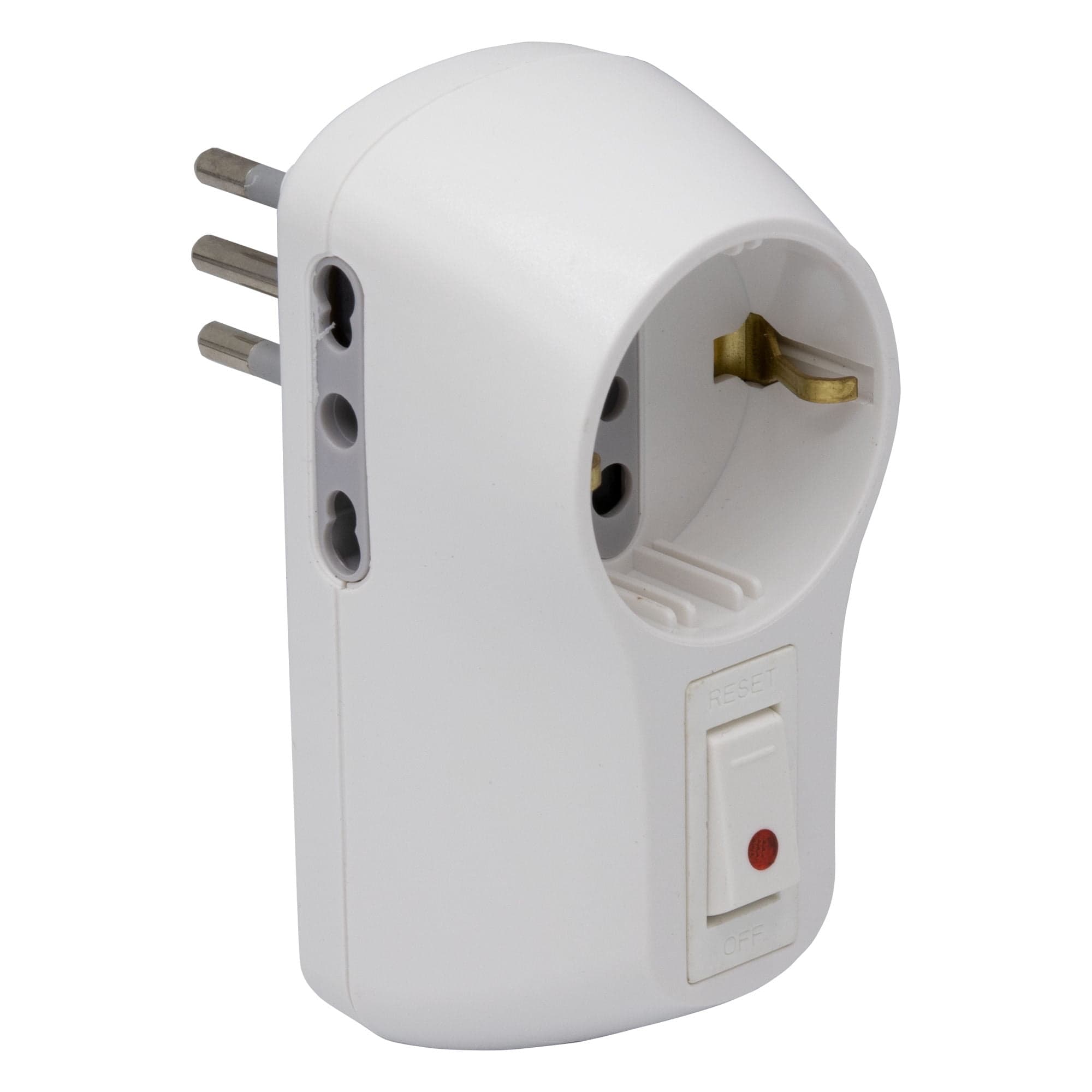 Adaptador Bsafe 10/16A Con Proteccion Sobrecorriente