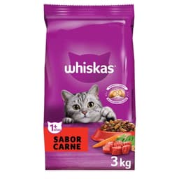 Alimento Seco Gato Adulto Sabor Carne Bolsa, 3 Kg