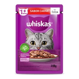 Alimento Humedo Gato Adulto Sabor Carne Pouch, 85 g