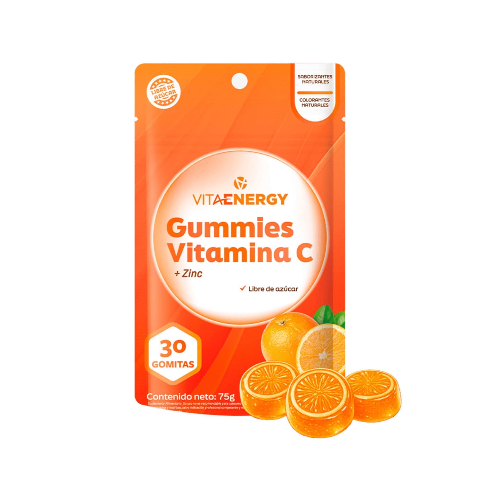 Gomitas Vitamina C + Zinc, 30 Un