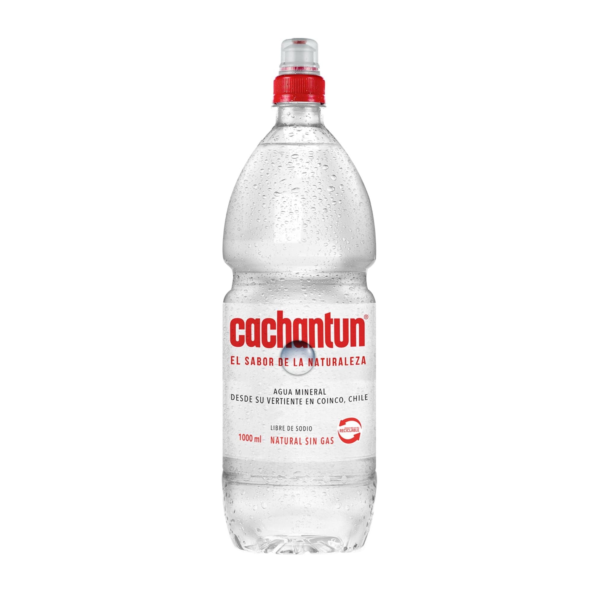 Agua Mineral Sin Gas Botella, 1 L