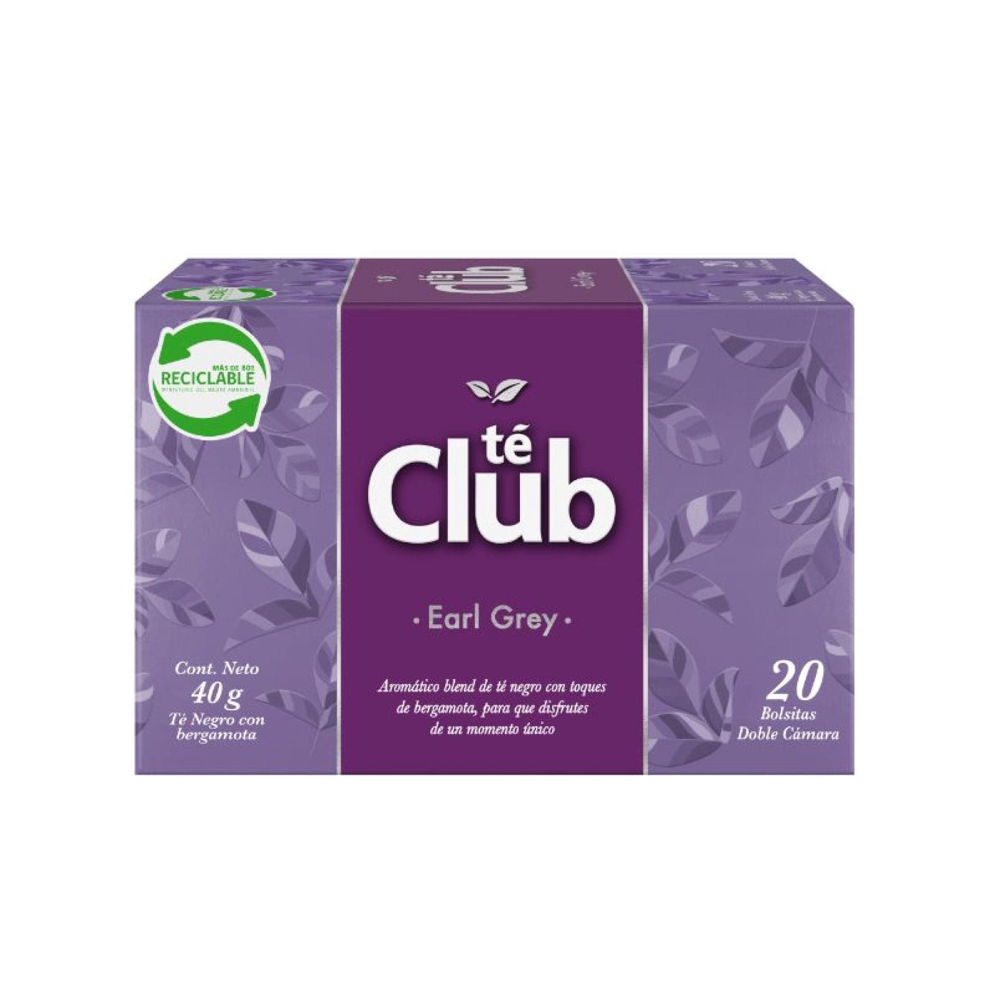 Te Earl Grey Caja 20 Un, 40 g