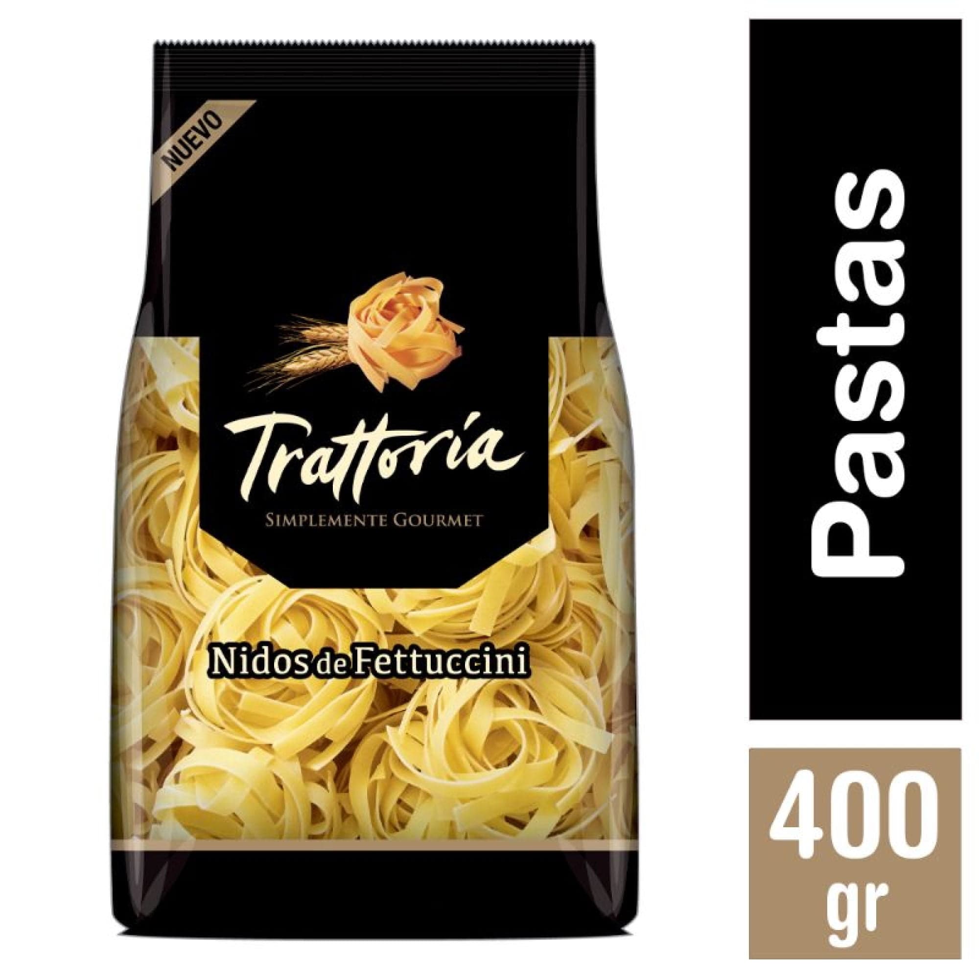 Fideo Pasta al Huevo Nidos de Fetuccini Bolsa, 380 g
