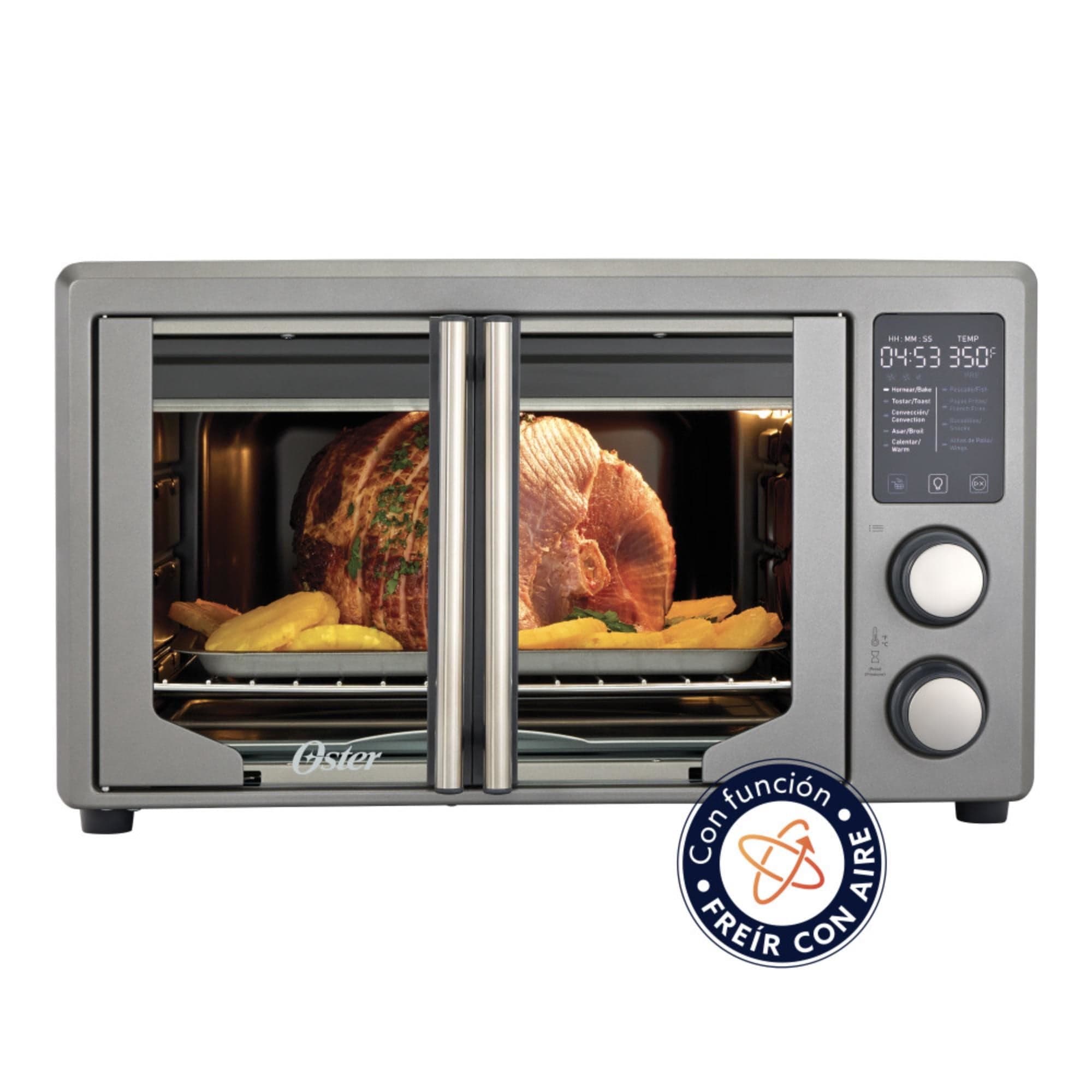Horno con freidora de aire digital oster de 42 litros
