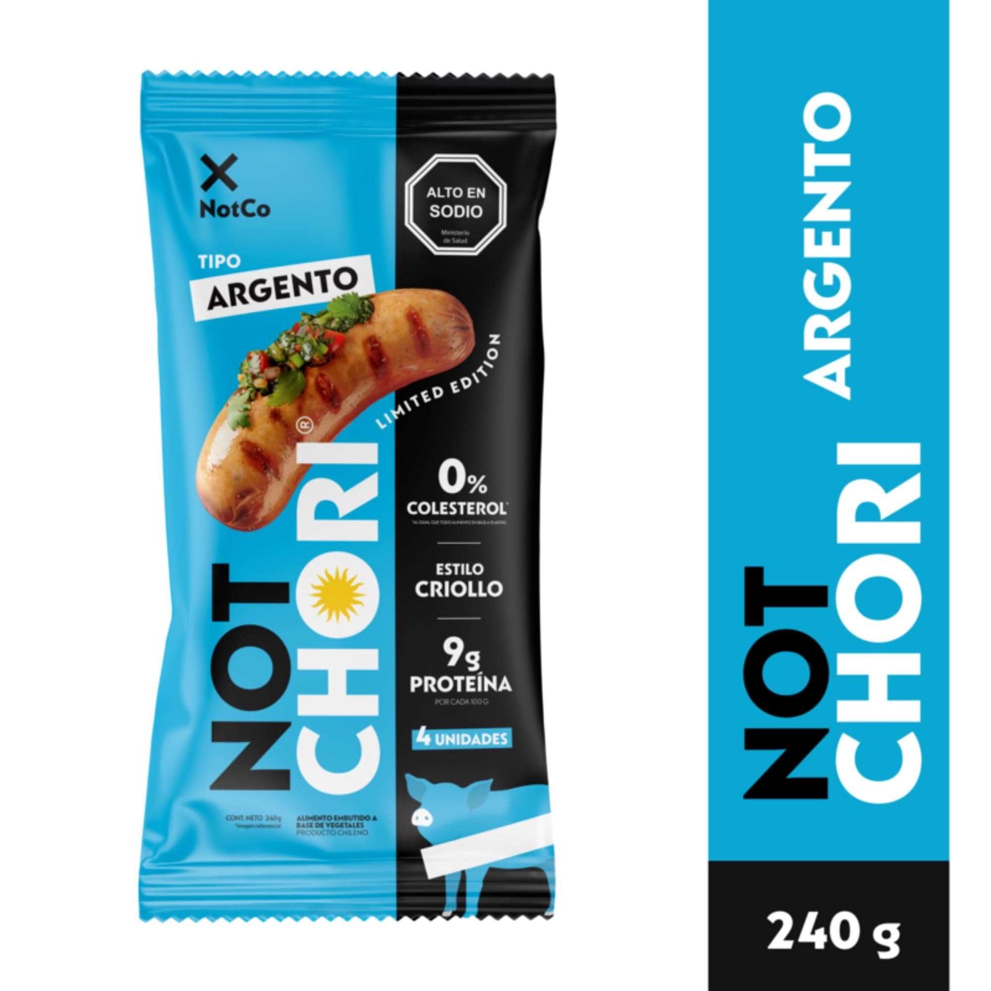 Chorizo Vegetal NotChori Argento, 240 g