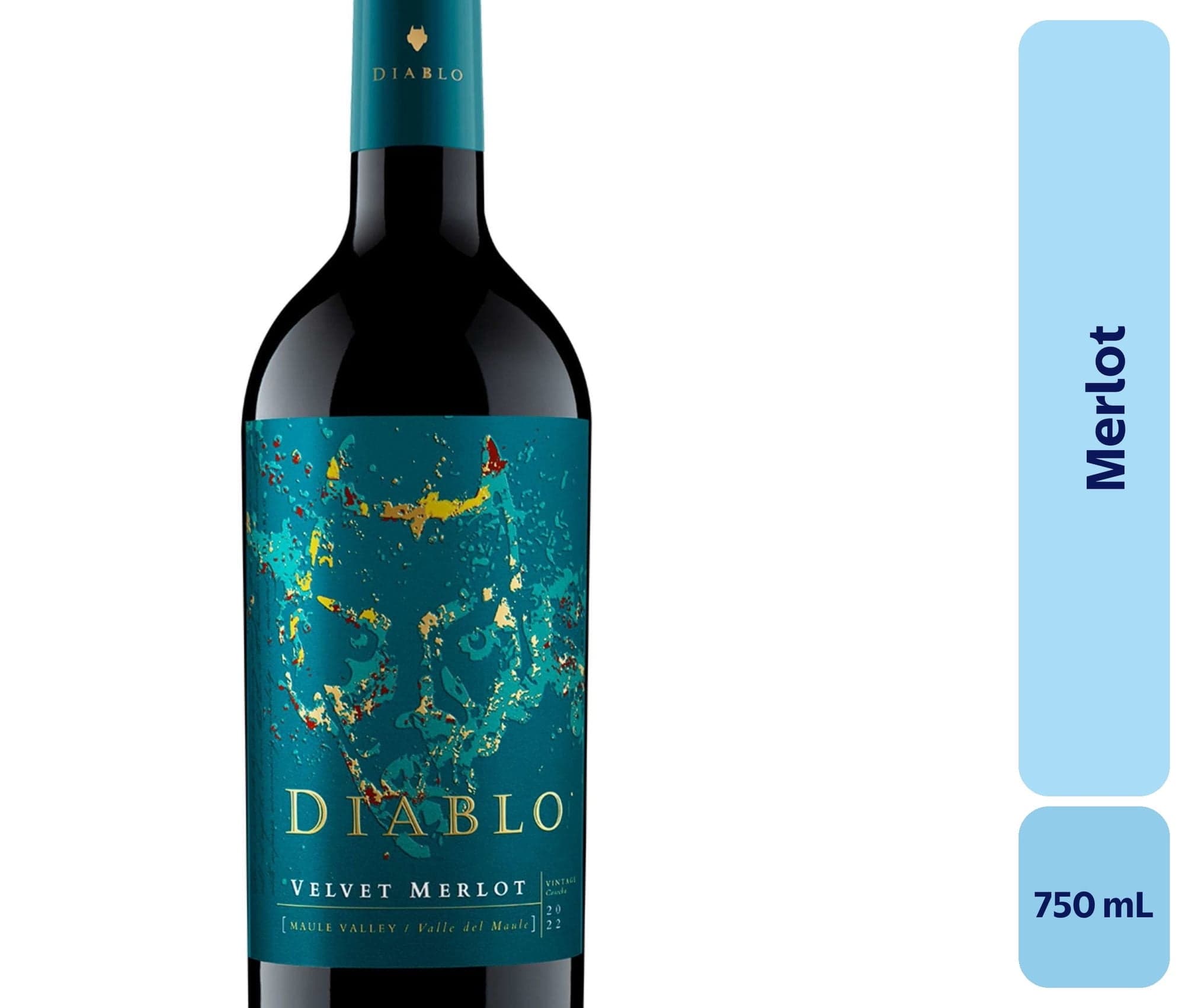 Vino Merlot Botella, 750 mL