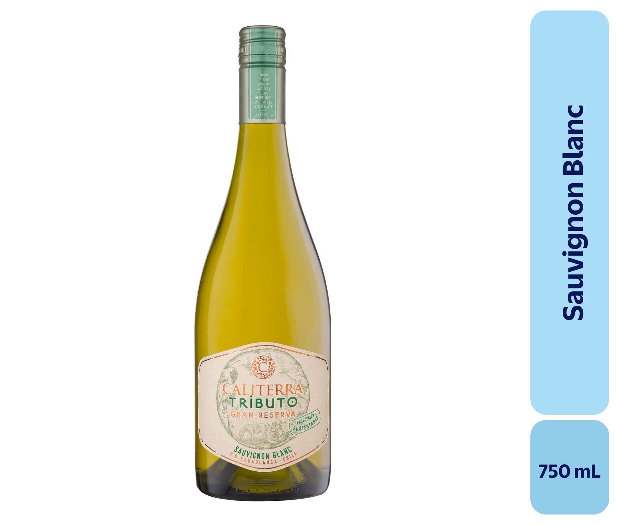 Vino Sauvignon Blanc Botella, 750 mL